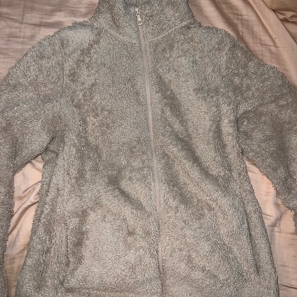 Uniqlo Light Beige Teddy Jacket